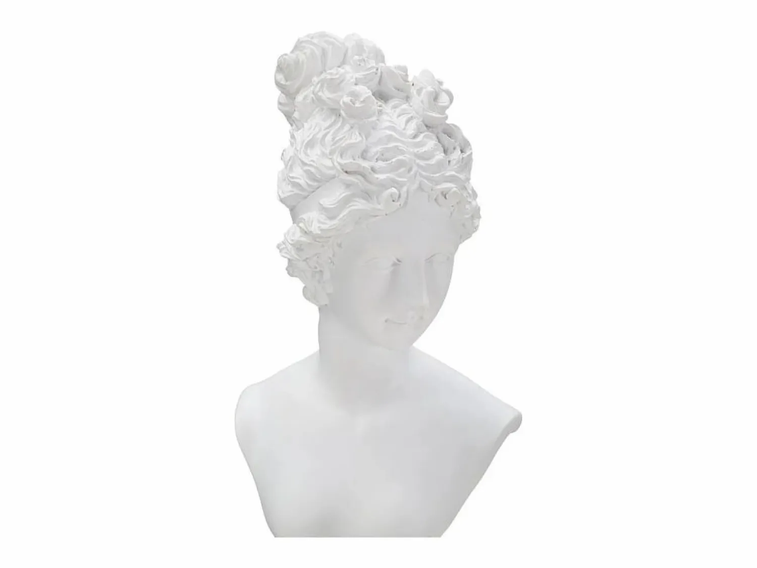 Best Figura escultura busto clásica de mujer en resina blanca Era Estatua