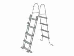 Best Flowclear Escalera de piscina de seguridad 4 escalones 122 cm ES789368 Gris