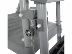 Best Flowclear Escalera de piscina de seguridad 4 escalones 122 cm ES789368 Gris