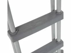 Best Flowclear Escalera de piscina de seguridad 4 escalones 122 cm ES789368 Gris