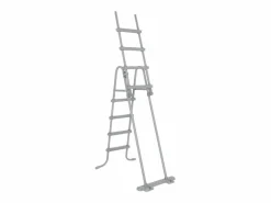 Flowclear Escalera de piscina de seguridad 4 escalones 122 cm ES953944