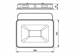 Outlet Foco LED 175-265 V CA 100 W 3000 K Blanco