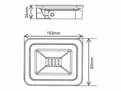Foco LED 200-265 V CA 10 W 4000 K
