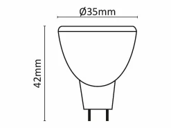 Foco LED MR11 3W 36° 4000K