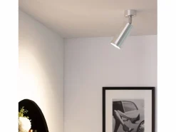 Discount Ledkia Foco Portalámparas Aluminio para Bombillas GU10 Cuarzo Blanco Multicolor