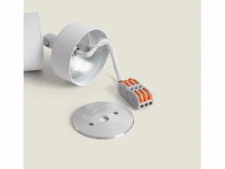Discount Ledkia Foco Portalámparas Aluminio para Bombillas GU10 Cuarzo Blanco Multicolor