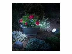 Hot Foco solar de poliresina - GALIX - Rocher - 10 lúmenes - Marrón - LED Marru00f3n