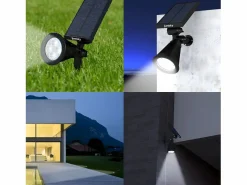 New Lumisky Foco solar 200LM SPIKY Negro