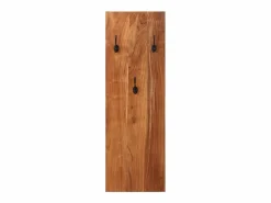 Garden Furniture Folker Percheros de pared 2 uds madera maciza de acacia 36x3x110 cm