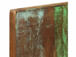 Discount Folker Percheros de pared 2 uds madera maciza reciclada 36x3x110 cm Perchero