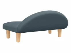 Garden Furniture Fort Morgan Cama para perros de tela oscuro 70x52x30 cm