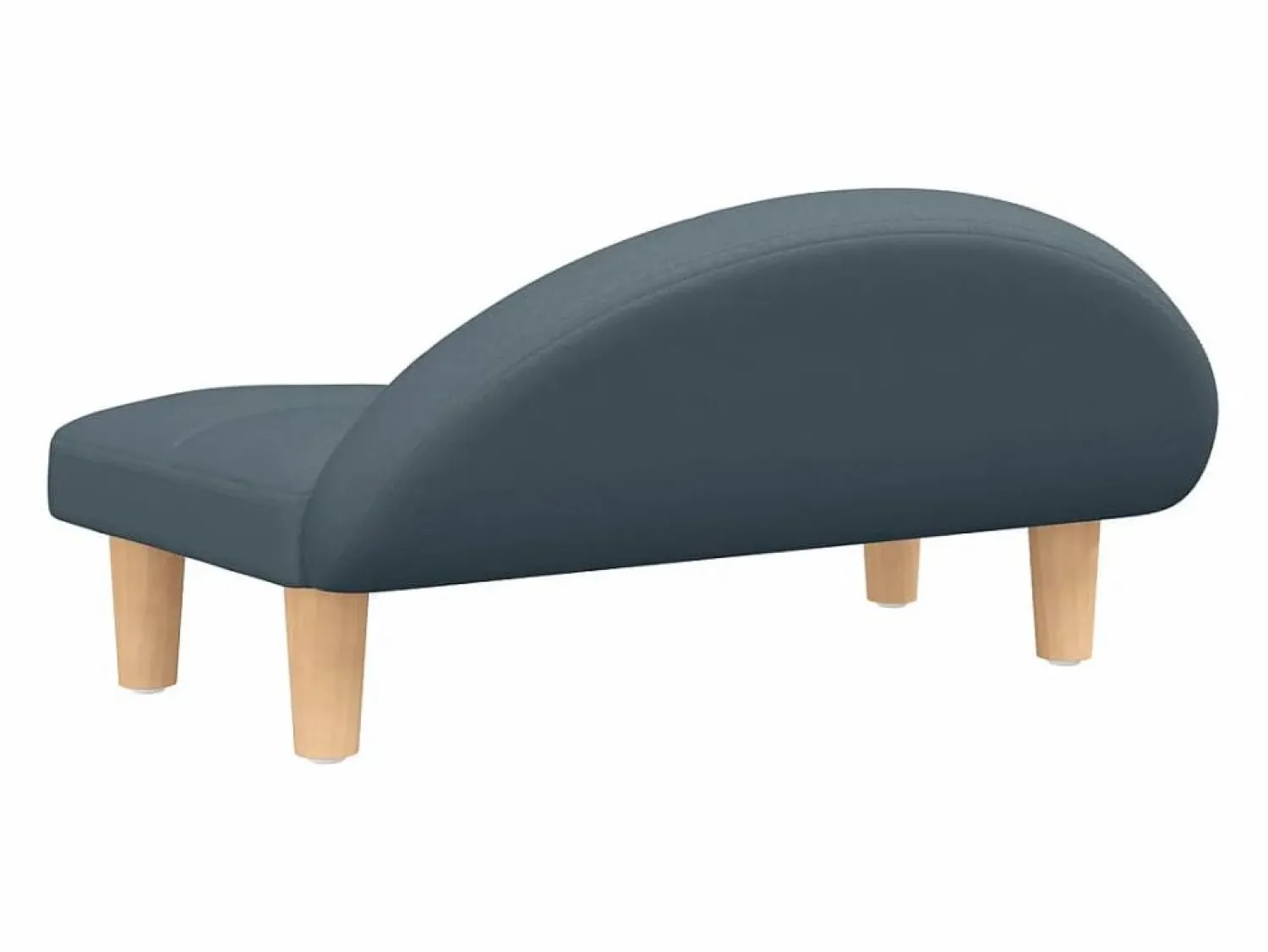 Garden Furniture Fort Morgan Cama para perros de tela oscuro 70x52x30 cm