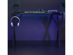 Garden Furniture François-Étienne-Luc Escritorio gaming con patas en forma de Y 110x60x75 cm