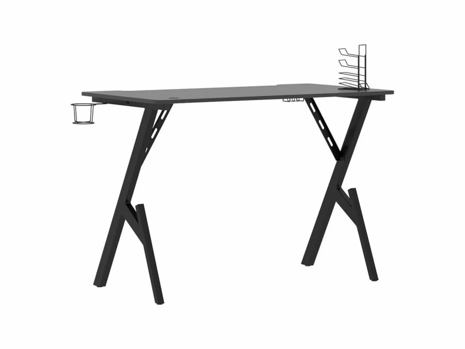 Garden Furniture François-Étienne-Luc Escritorio gaming con patas en forma de Y 110x60x75 cm