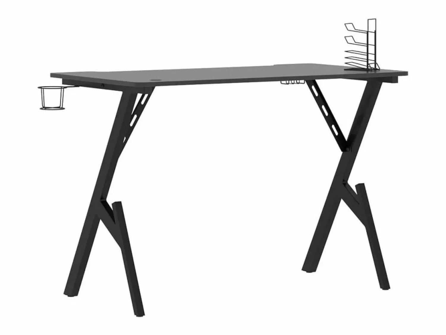 Garden Furniture François-Étienne-Luc Escritorio gaming con patas en forma de Y 110x60x75 cm