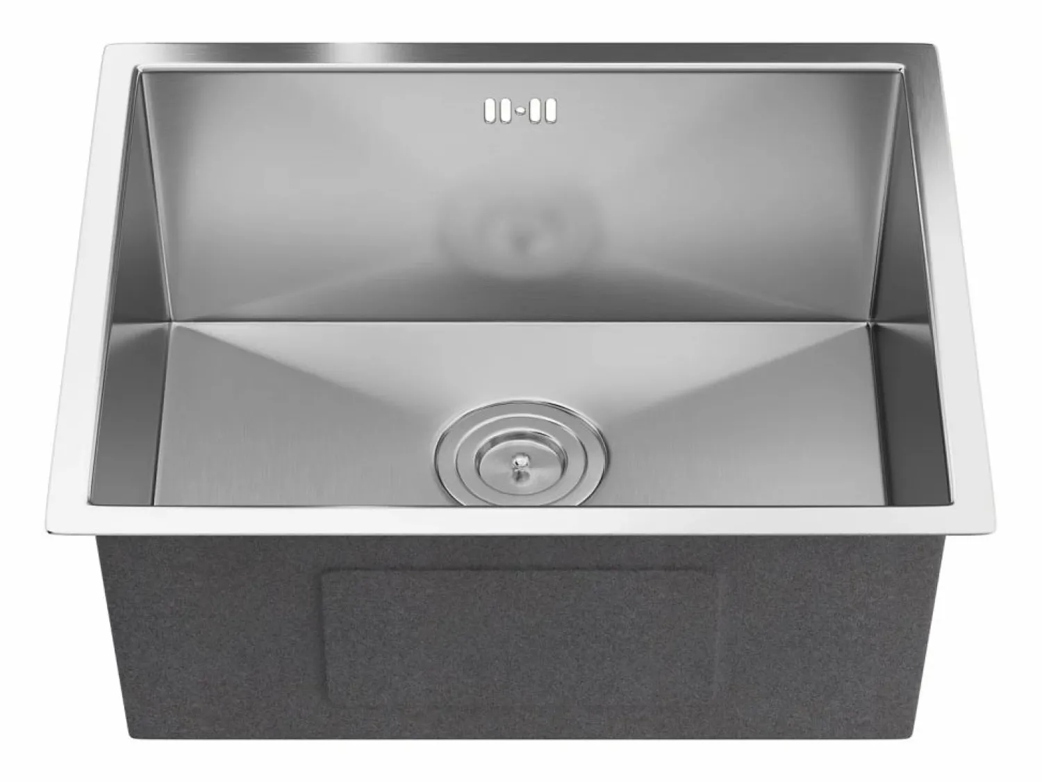 Outlet Fregadero de acero inoxidable - 55x45 cm - - SOELA Fregadero