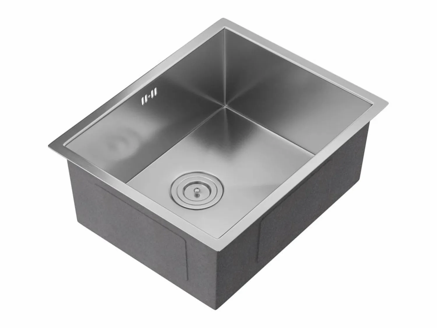 Outlet Fregadero de acero inoxidable - 55x45 cm - - SOELA Fregadero