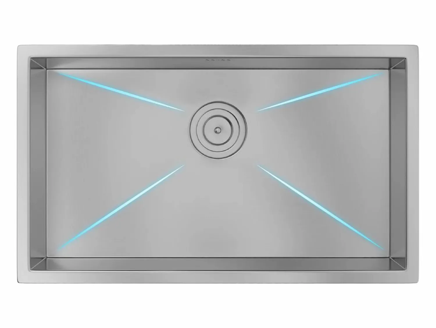 Outlet Fregadero de acero inoxidable - 55x45 cm - - SOELA Fregadero