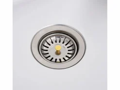 Online Fregadero de camping doble con grifo de acero inoxidable Plateado