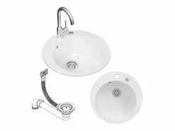 Vicco Fregadero de cocina 50.5x50.5x19 valencia