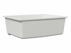 Fregadero de cocina 54 x 44 x 20 cm Granito Blanco