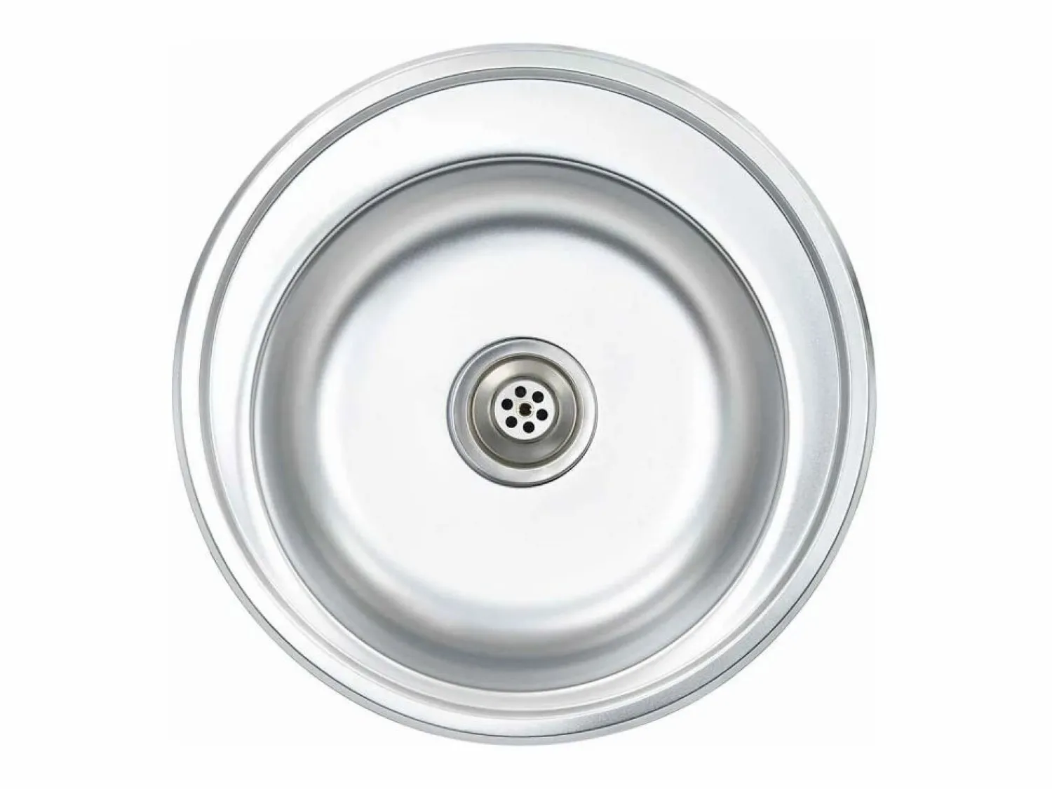 Outlet Fregadero de cocina con colador y sifón de acero inoxidable Plateado