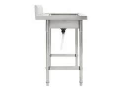 Sale Fregadero de cocina con un seno acero inoxidable ES979477 Fregadero
