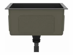 Hot Fregadero de cocina de acero inoxidable hecho a mano Negro