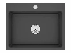 Fregadero de cocina de acero inoxidable hecho a mano