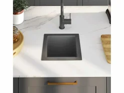 Outlet Fregadero de cocina de acero inoxidable hecho a mano Fregadero