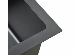 Outlet Fregadero de cocina de acero inoxidable hecho a mano Fregadero