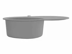 New Fregadero de cocina de granito de un seno ovalado Fregadero