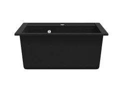 Fregadero de cocina de granito de un solo tazón