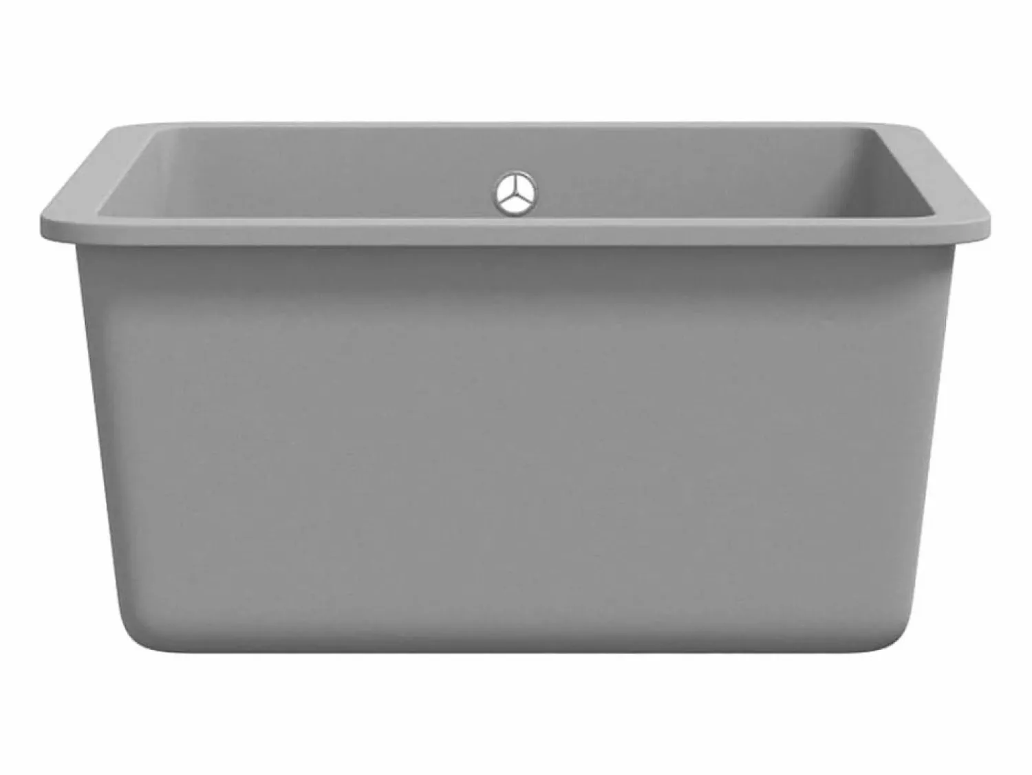 Outlet Fregadero de cocina de granito de un solo tazón Fregadero