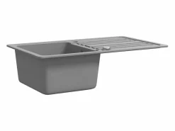 Fregadero de cocina de granito con escurridor reversible
