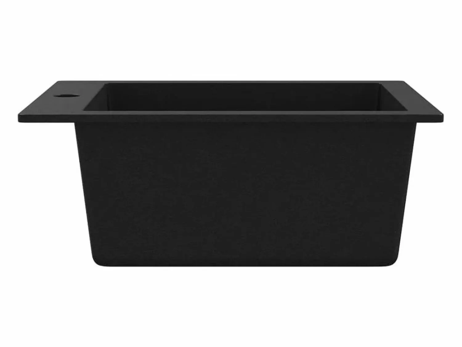 Clearance Fregadero de cocina de granito Negro
