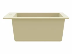 Outlet Fregadero de cocina de granito, fregadero individual, color Fregadero