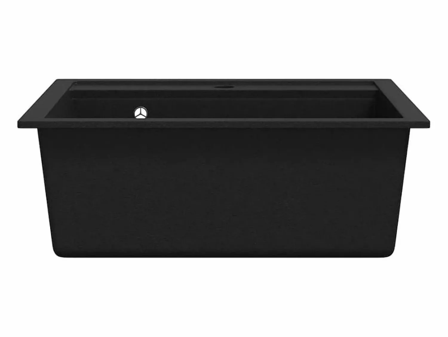 Outlet Fregadero de cocina de granito de un solo tazón Fregadero
