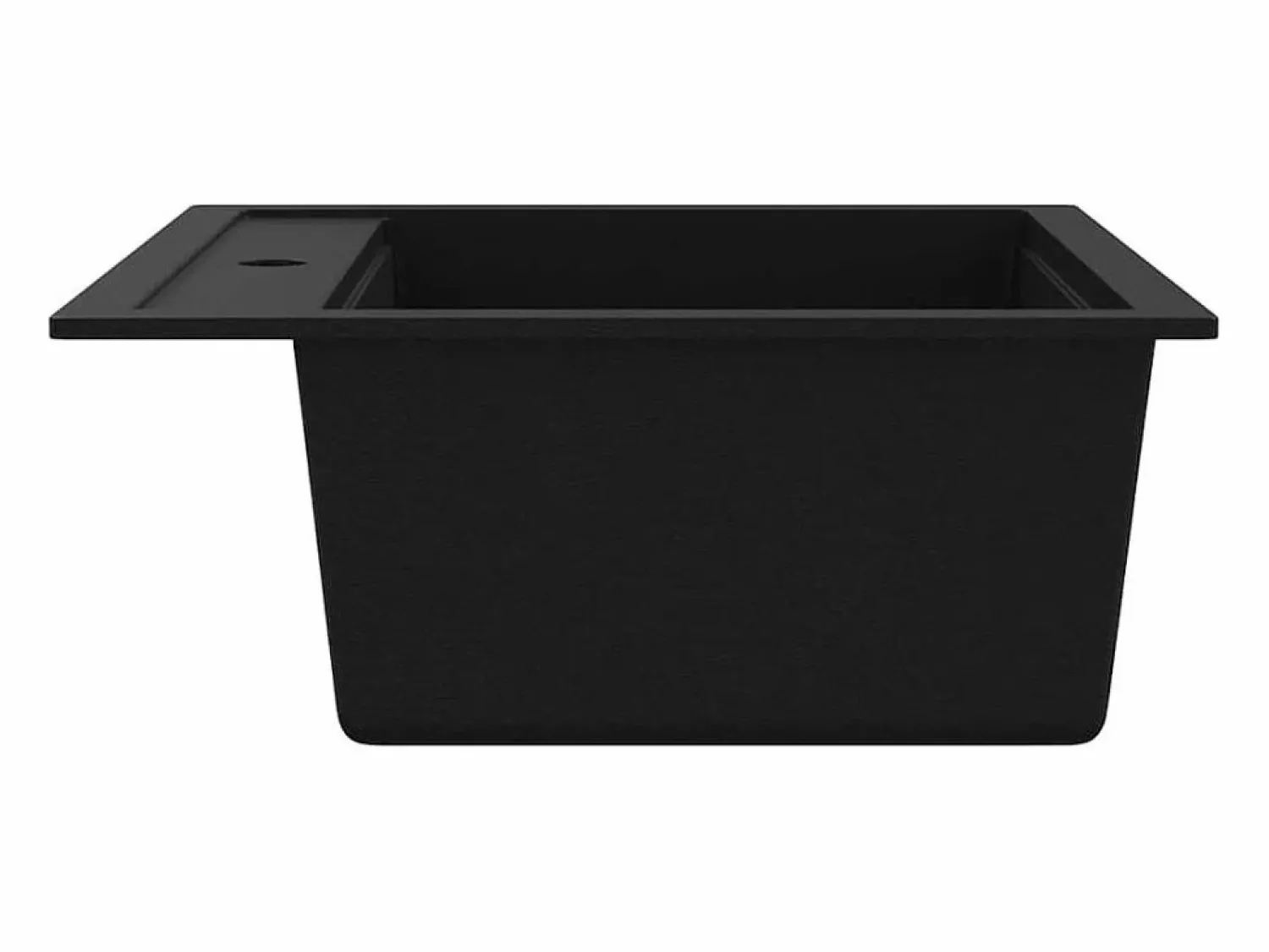 Outlet Fregadero de cocina de granito de un solo tazón Fregadero