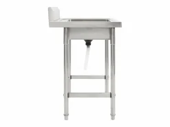 Fregadero de cocina Fregadero individual Acero inoxidable