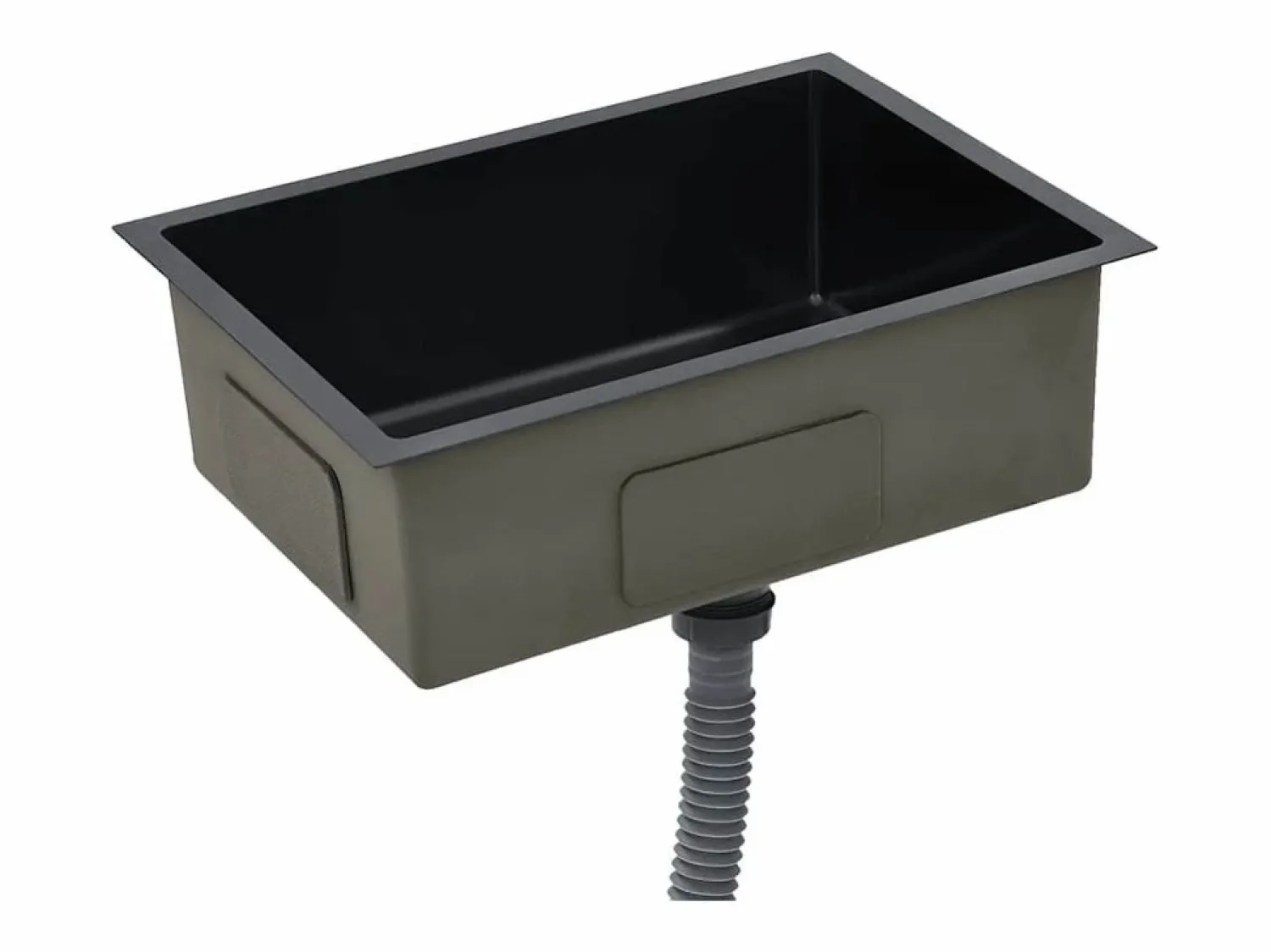 Fregadero de cocina hecho a mano de acero inoxidable