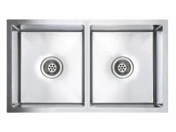 Hot Fregadero de cocina hecho a mano de acero inoxidable Fregadero