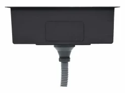 Outlet Fregadero de cocina hecho a mano de acero inoxidable Plateado