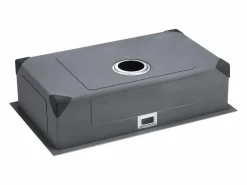 Sale Fregadero de Cocina SucceBuy Fregadero de Cocina de 70 cm, de un Seno y Bajo Encimera, de Acero Inoxidable Plateado