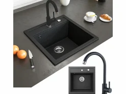 Vicco Fregadero 49x50x19 Negro