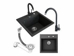 Vicco Fregadero 49x50x19 Negro