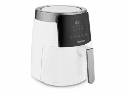 Hot Freidora de Aire Caliente Digital MEDION MD13030 1500W - 4,7L, 8 Programas, Temporizador 60 min, Temperatura hasta 200°C - Blanco