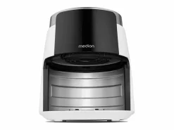 Hot Freidora de Aire Caliente Digital MEDION MD13030 1500W - 4,7L, 8 Programas, Temporizador 60 min, Temperatura hasta 200°C - Blanco