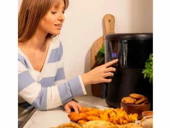 Sale Freidora de aire Cecotec Cecofry Bombastik 6000 1700W 6L 12 modos de cocinado Negro