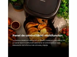 Sale Freidora de aire Cecotec Cecofry Bombastik 6000 1700W 6L 12 modos de cocinado Negro